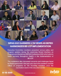 SIPAG 2021 garners 3.7M views as DepEd
