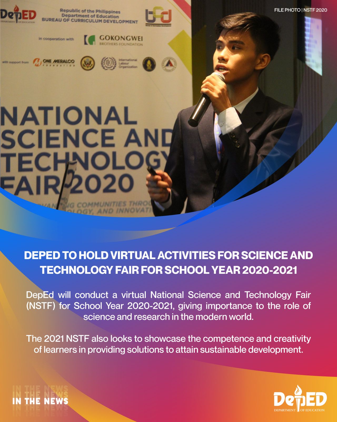DepEd to hold virtual activities for Science and Technology Fair