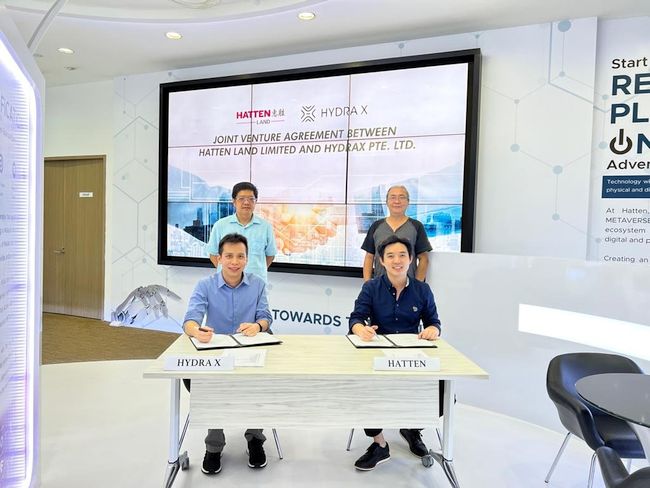 Hatten Land Forms Joint Venture with Singapore Fintech Group Hydra