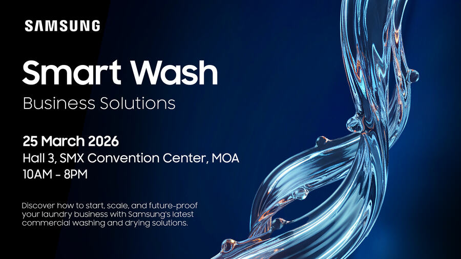 Samsung’s Smart Wash Business Solutions to Introduce an All-in-One Laundry Business Setup in PH